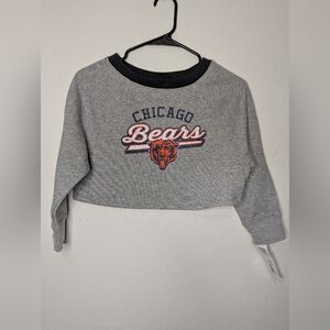 NWT Chicago Bears NFL Girls Cropped Sweatshirt Size XS (4/5)